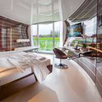 Doppelzimmer Yacht Kabine mit Balkon