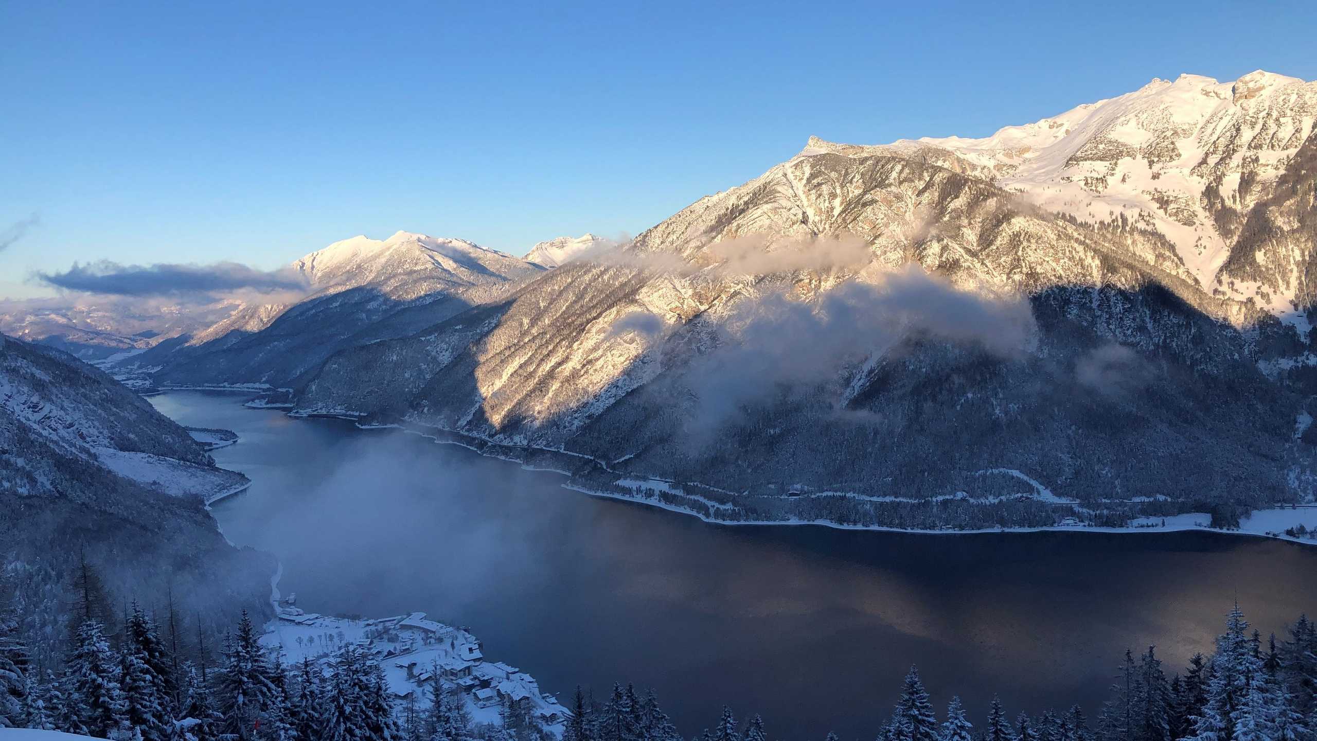 Postamsee Panorama Winter2