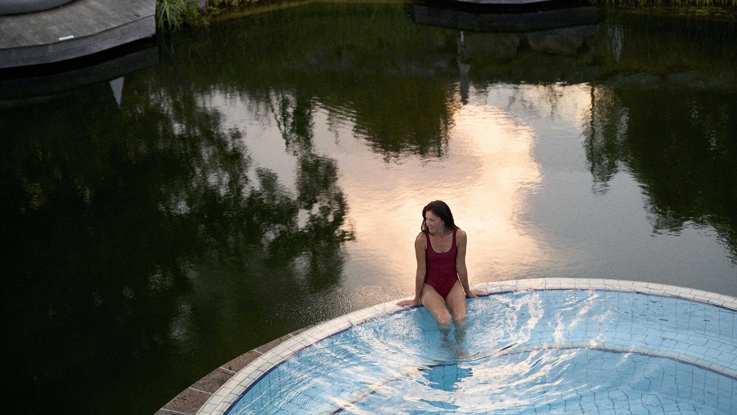 Heiltherme Pool Teich Model