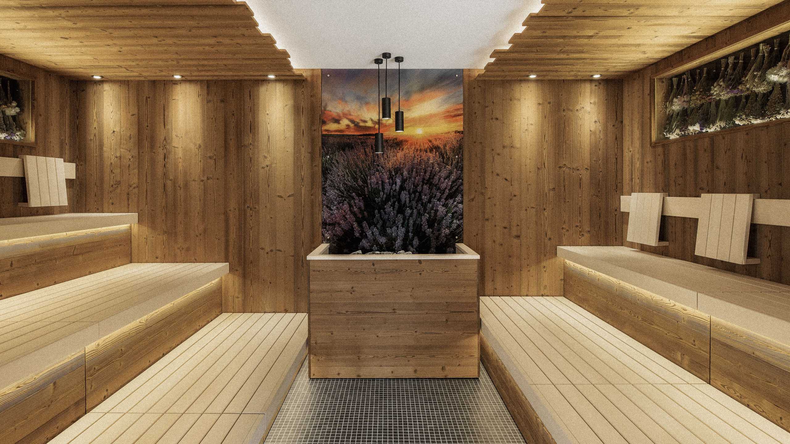 Heiltherme Wellness Sauna Kraeuter
