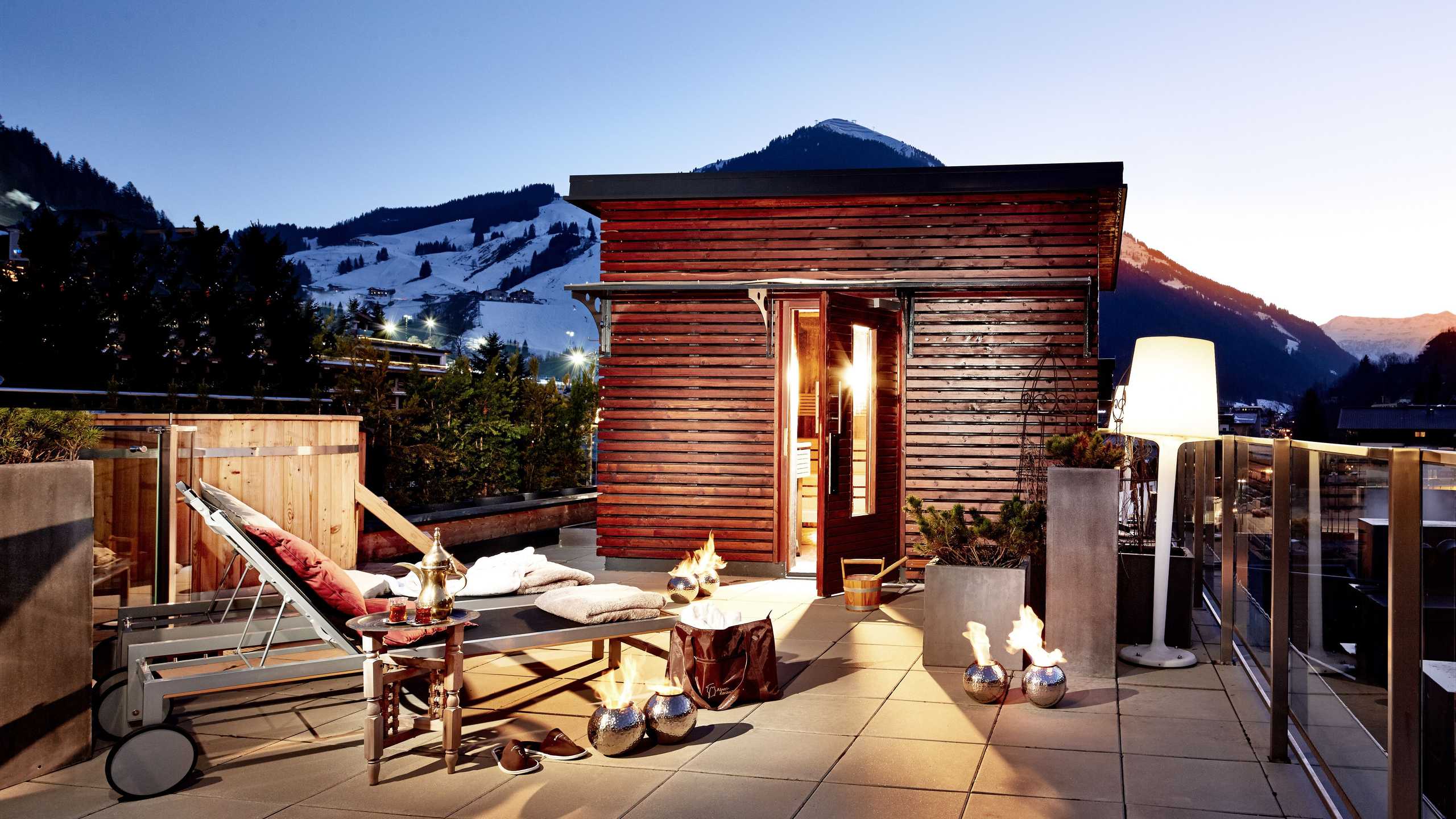 Karawanserai Wellness Dachterasse