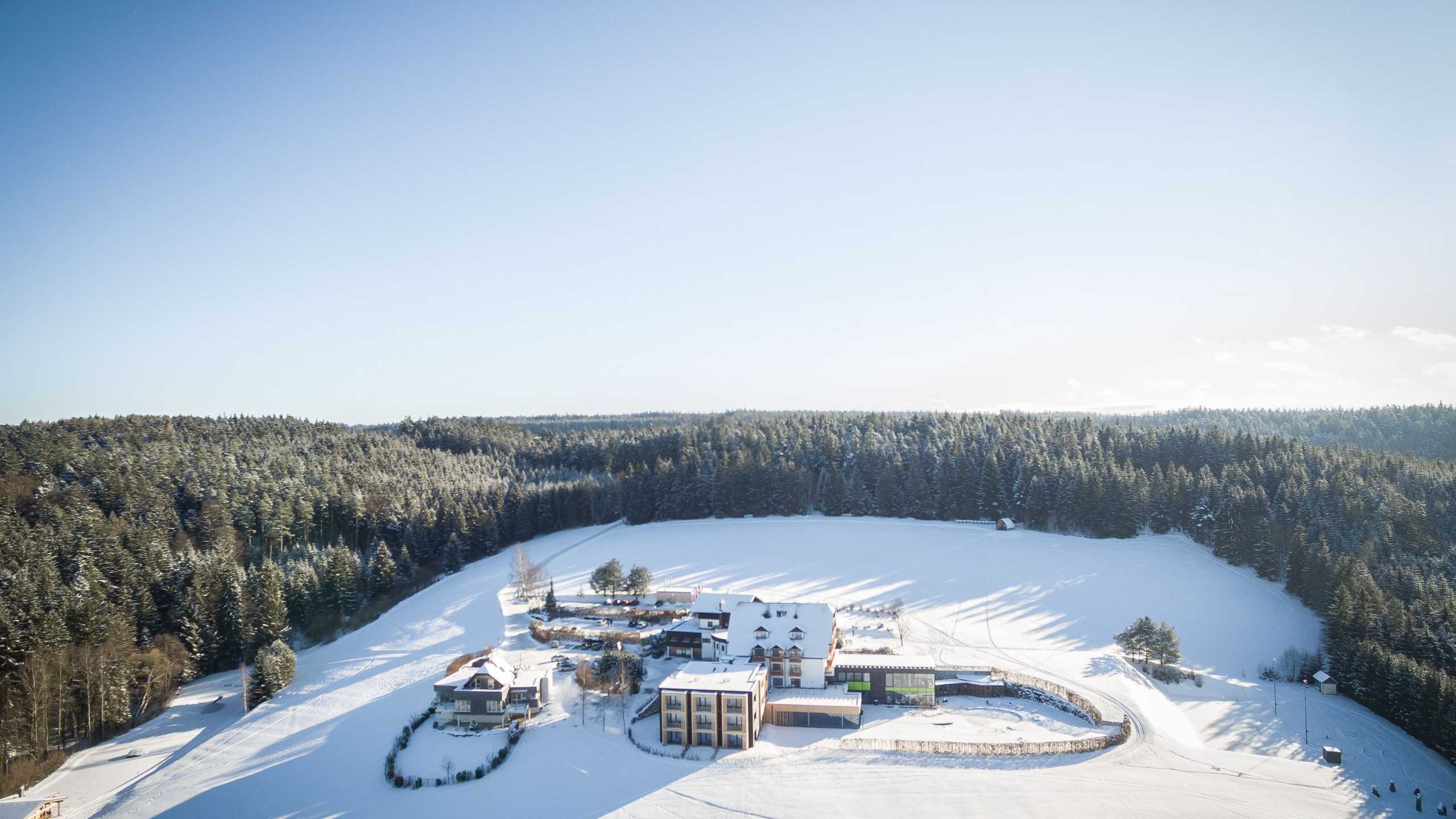 Schwarzalm Haus Winter