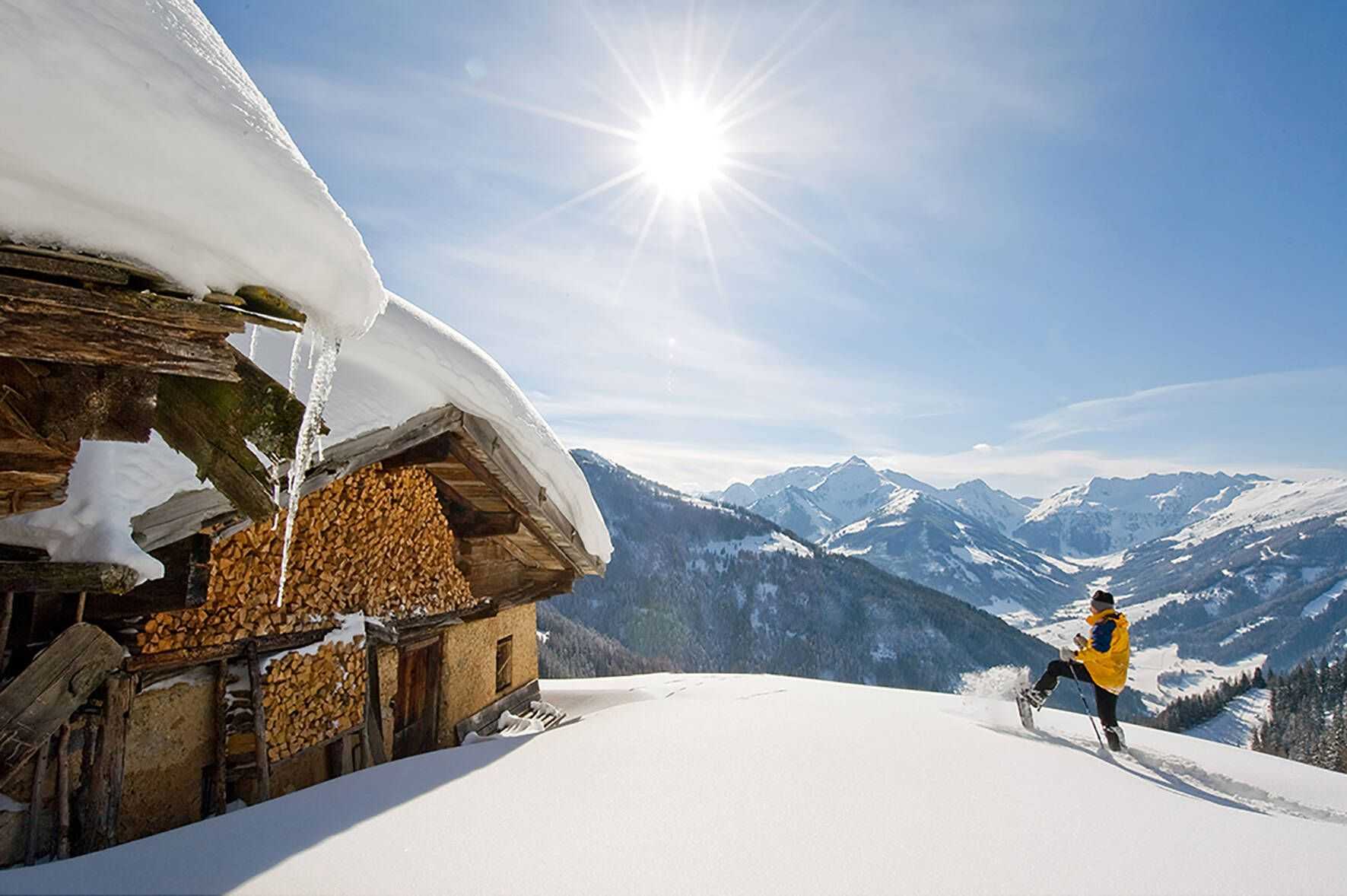 Alphof Wandern Winter