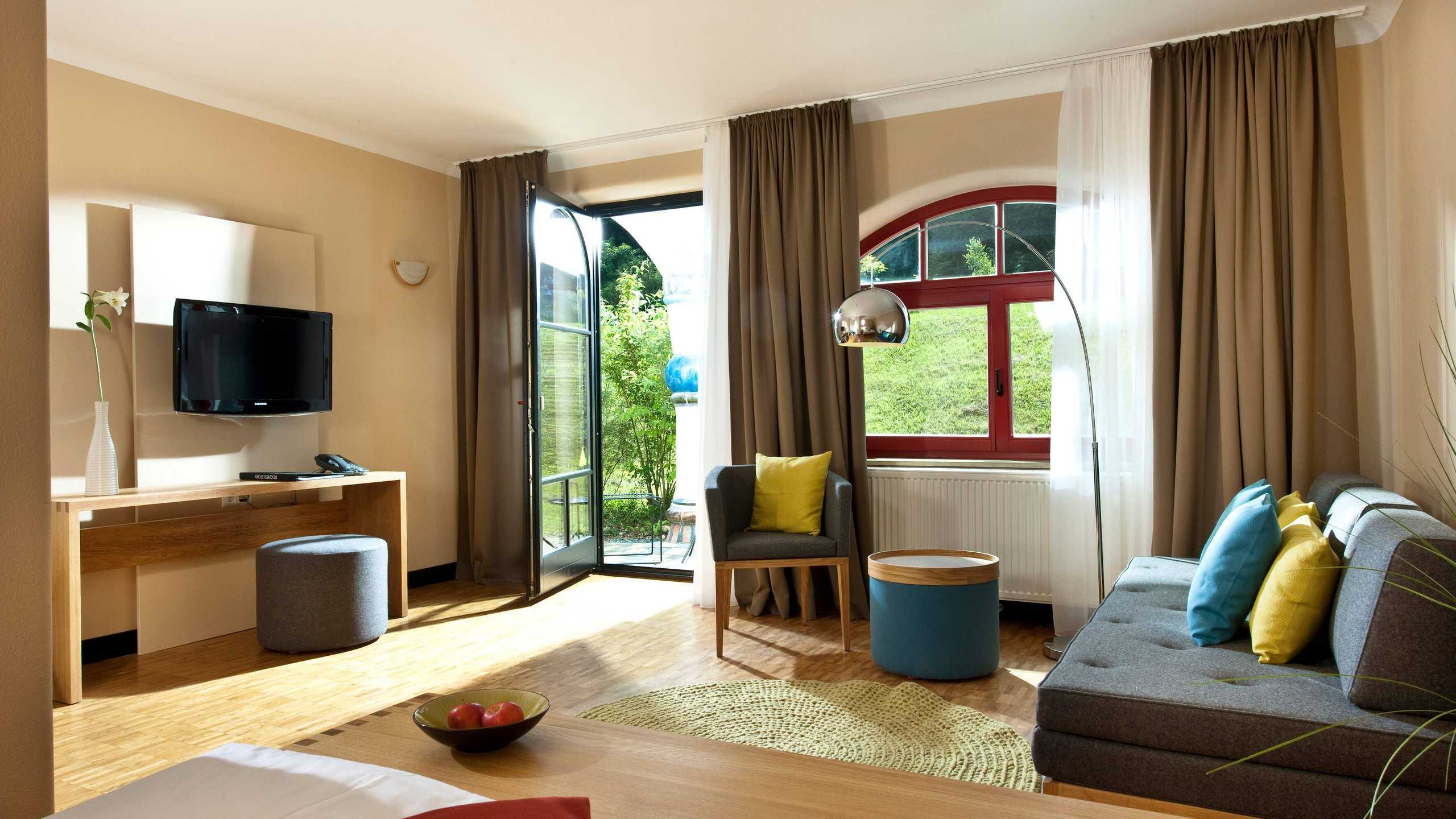 Rogner Zimmer Studio Balkon