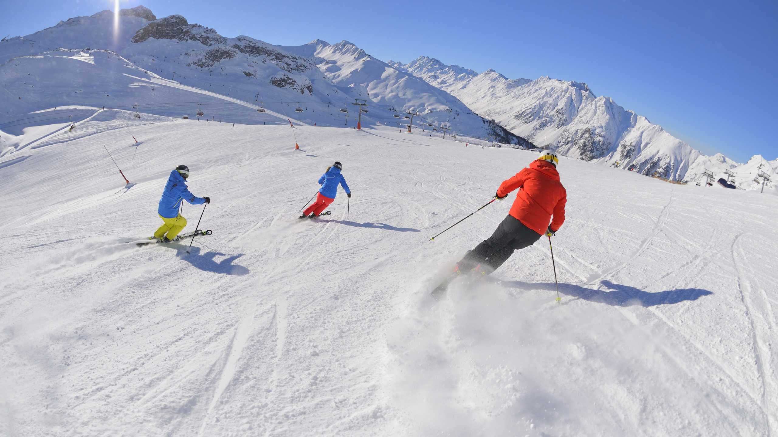 Ischgl Skigebiet Dezember