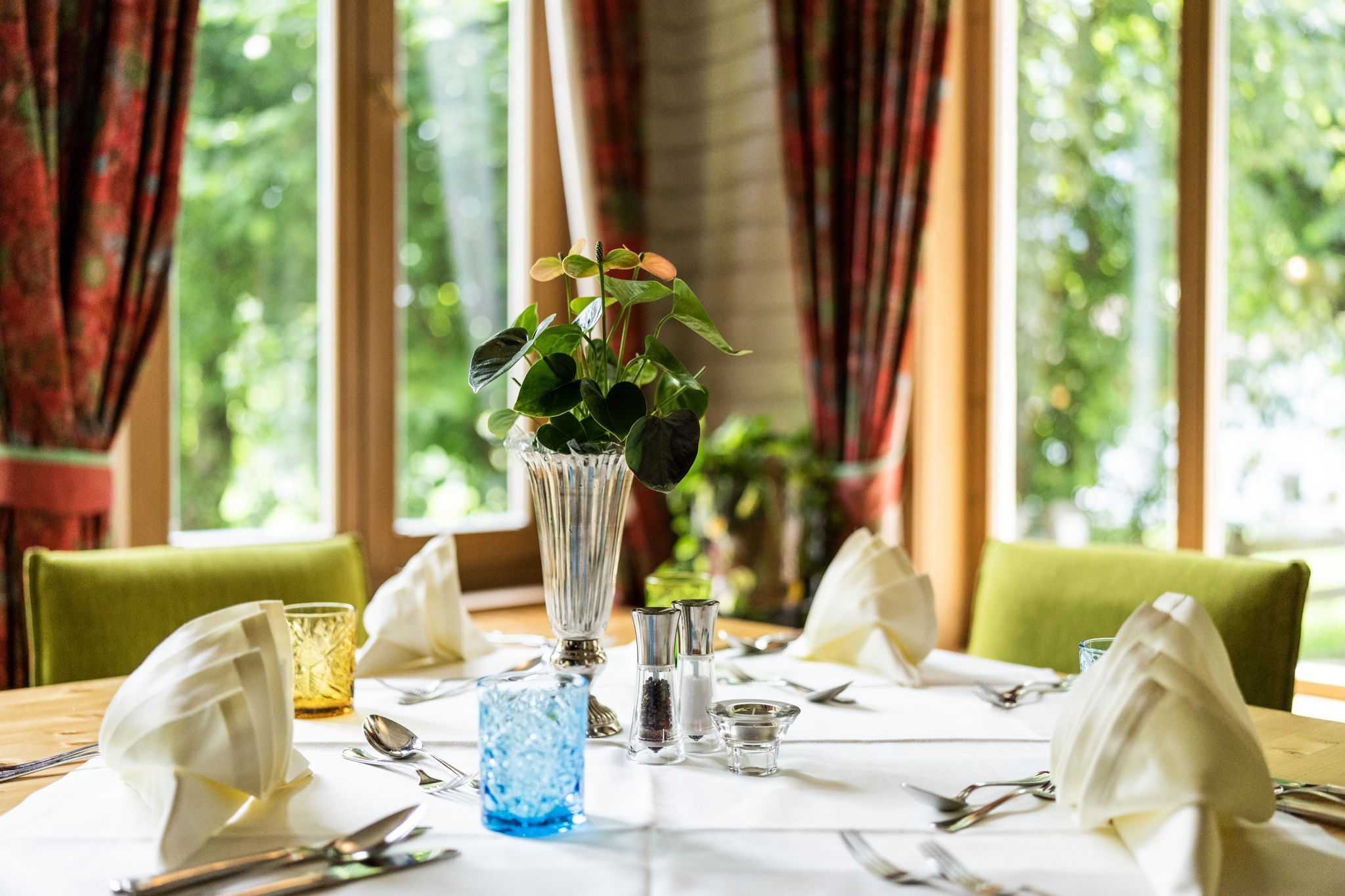 Eschenhof Restaurant Gedeck