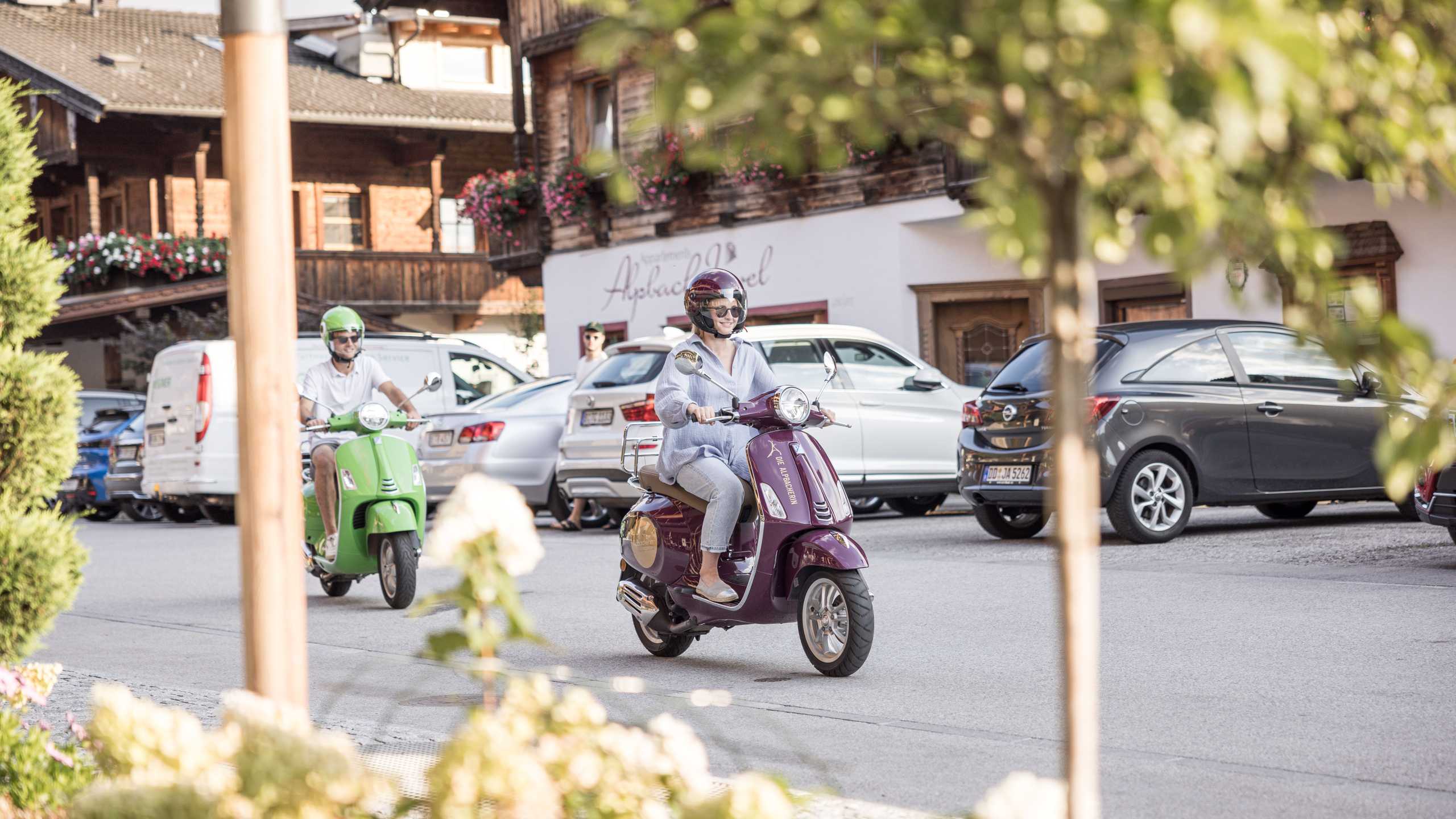 Alpbacherin Aktivitaet Moped