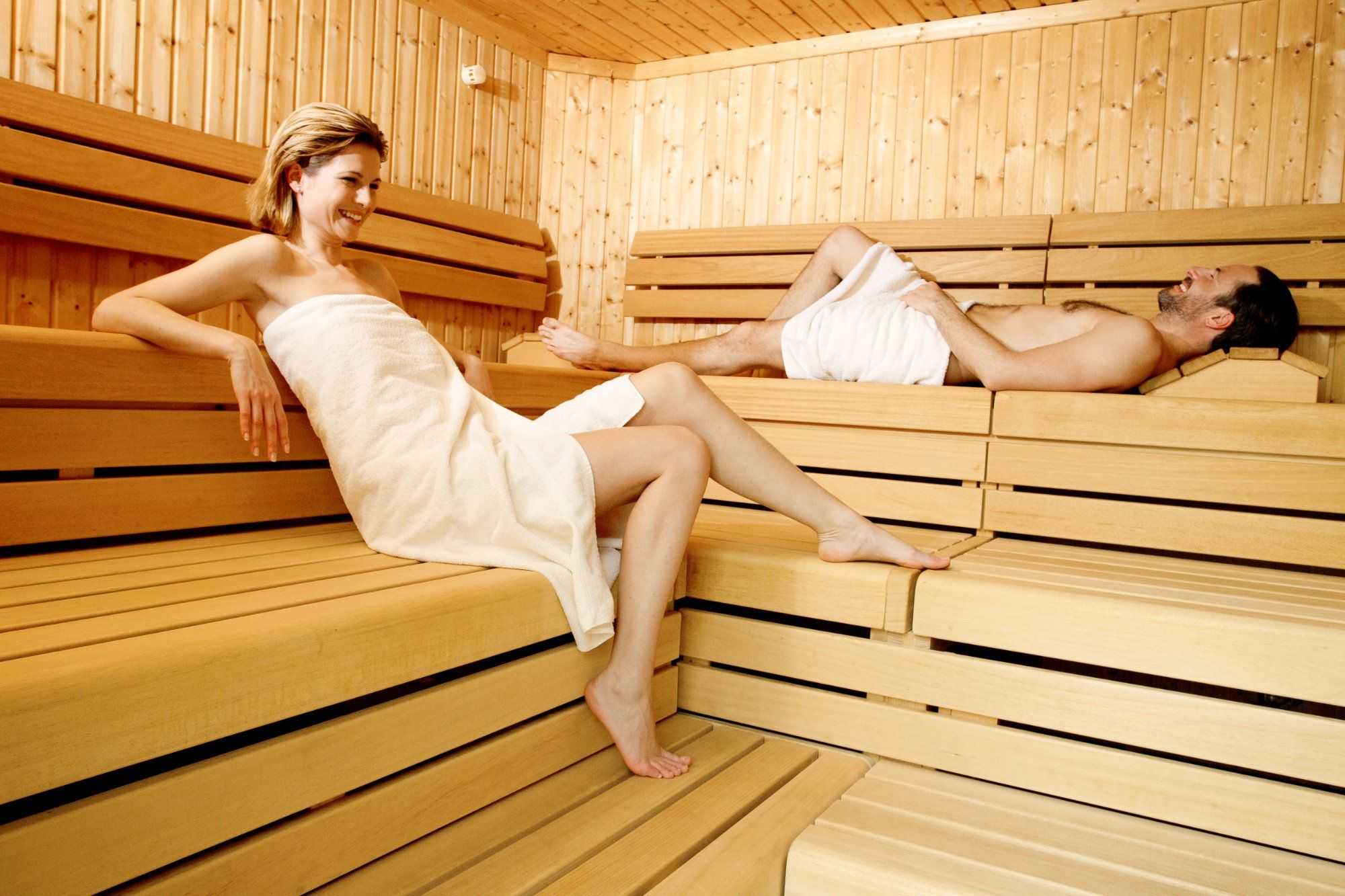 Kirchenwirt Wellness Sauna Paar