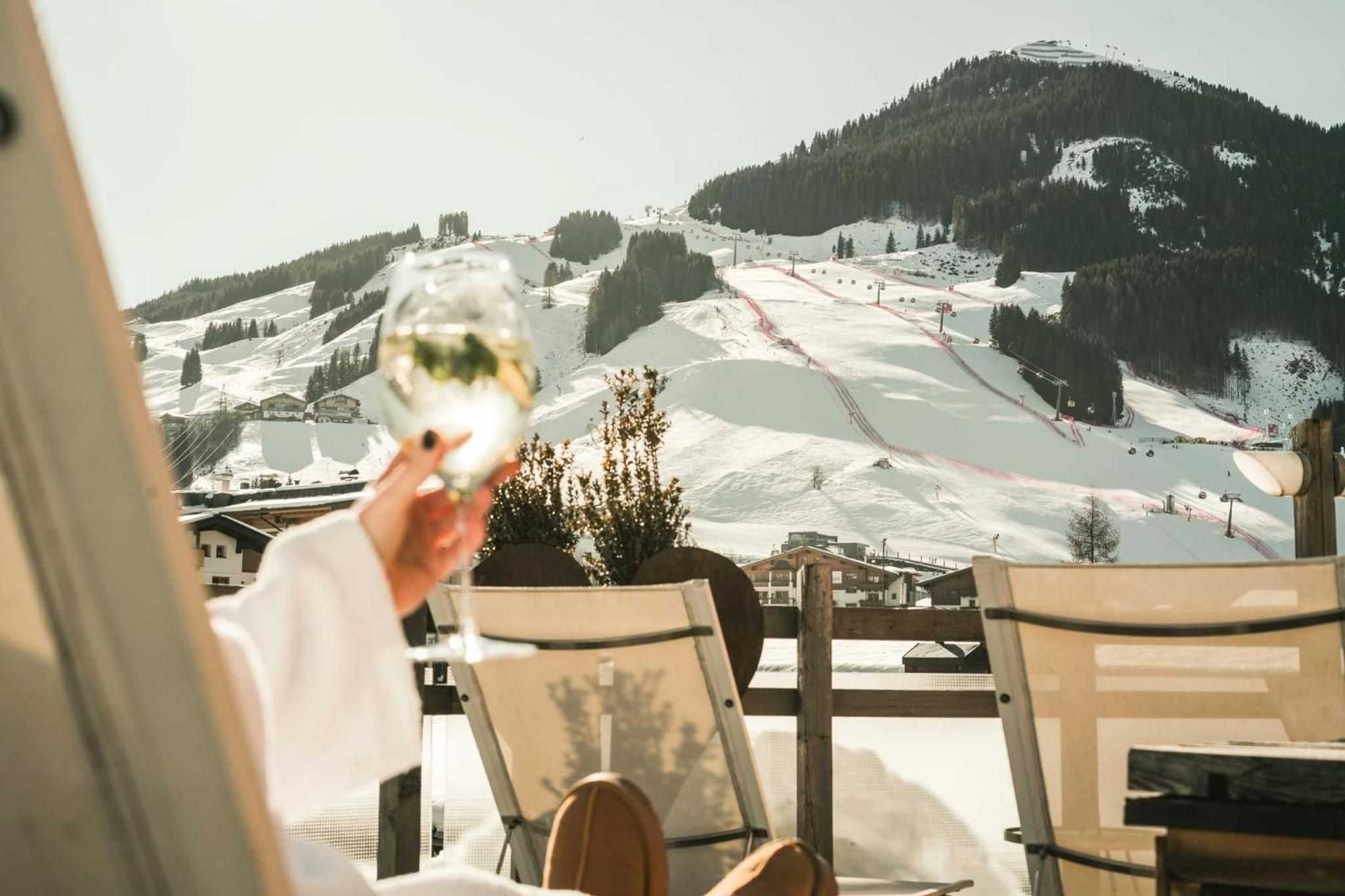 Glemmtalerhof Terrasse Winter