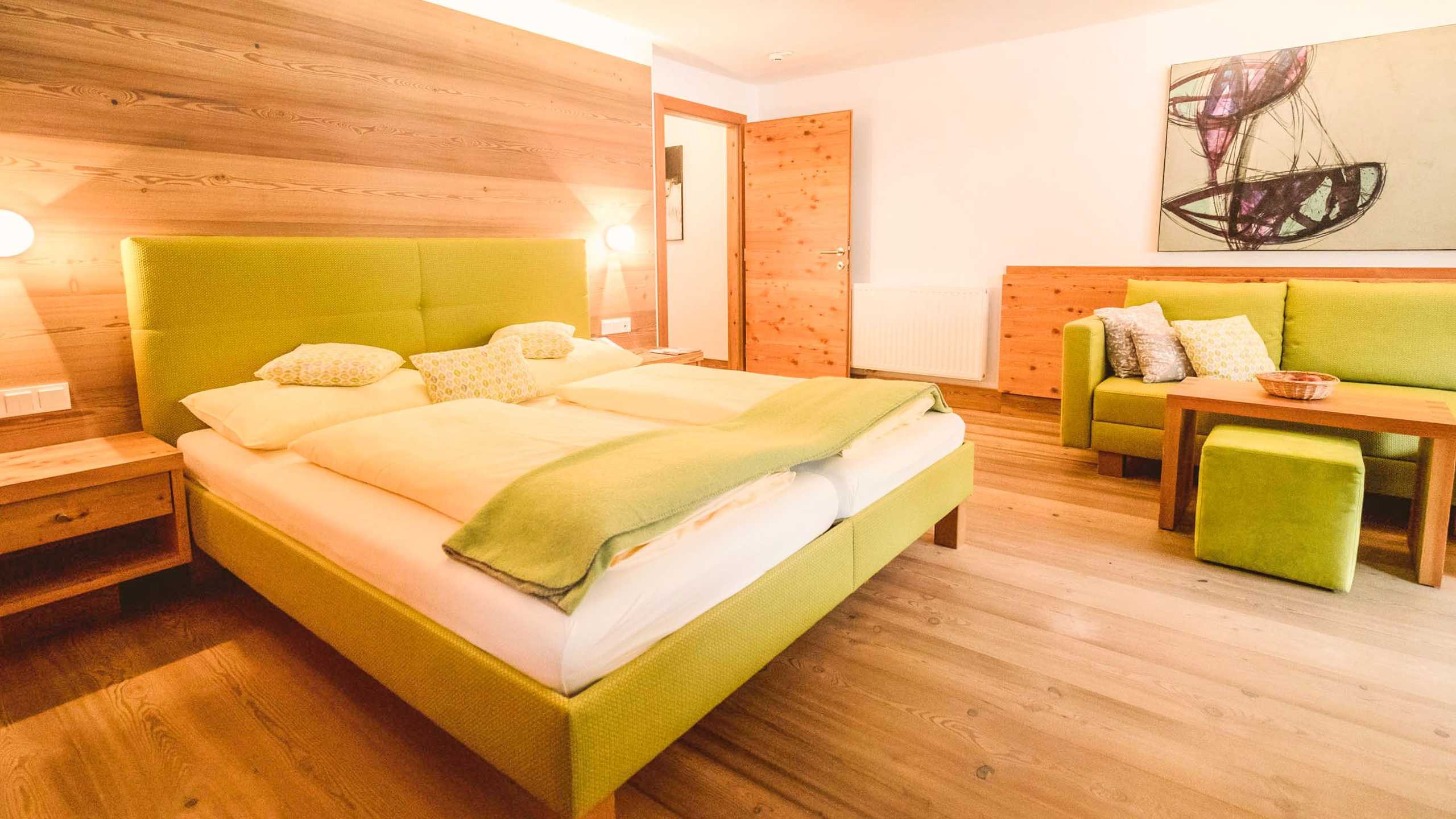 Glemmtalerhof Zimmer Junior Suite Herz Koenig