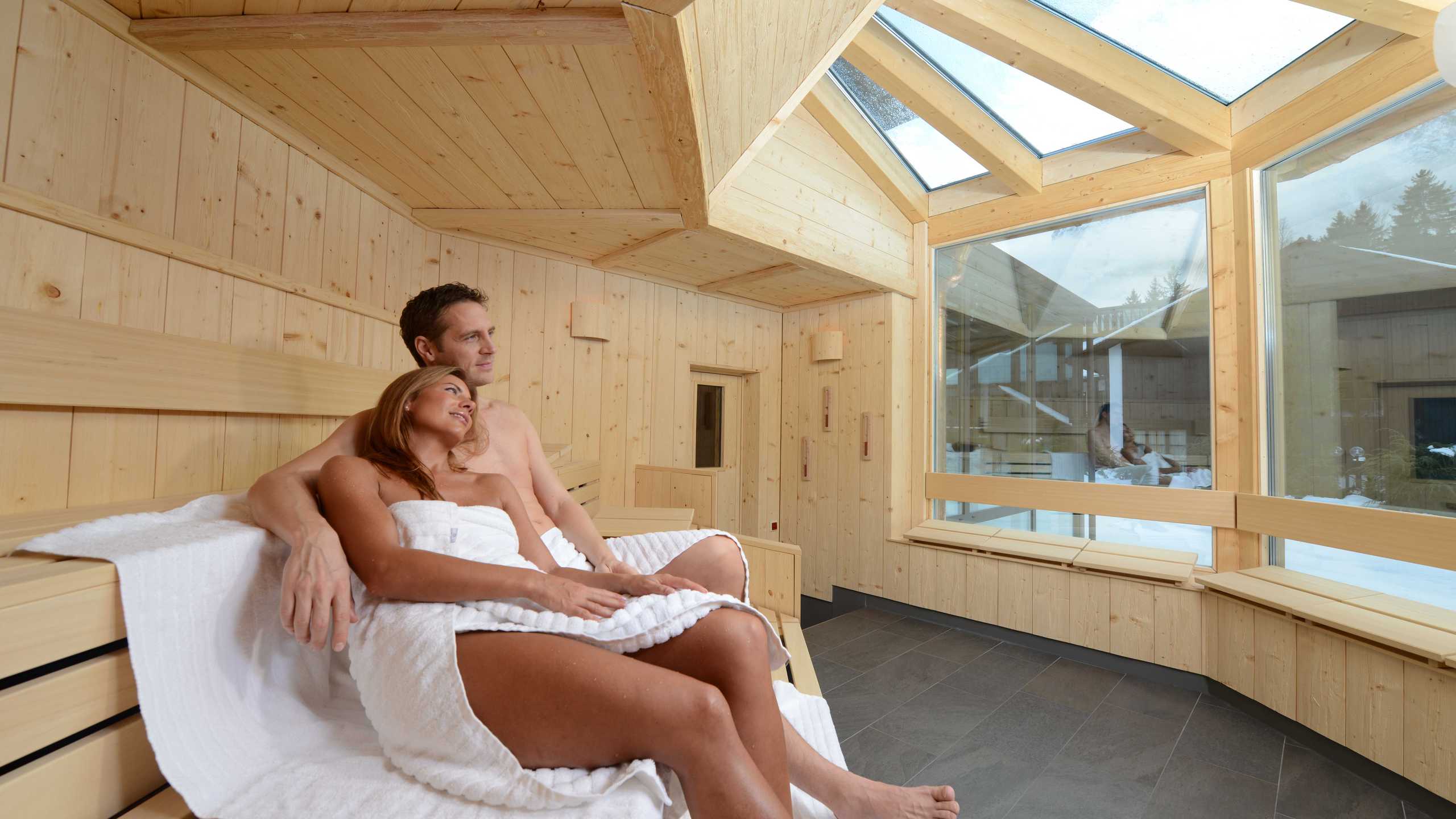 Badersee Wellness Sauna Paar
