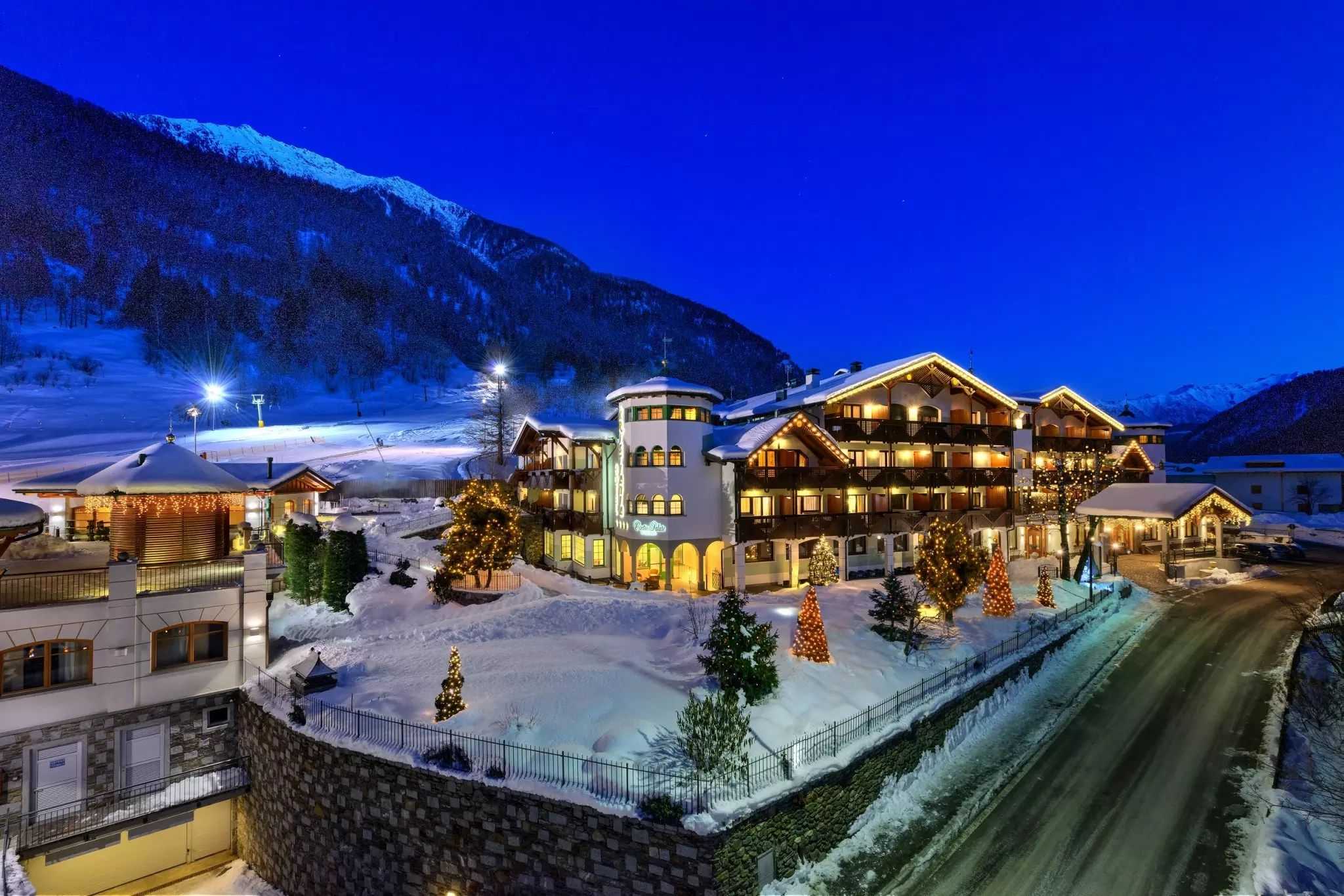 Kristina Hotel Winter Abend