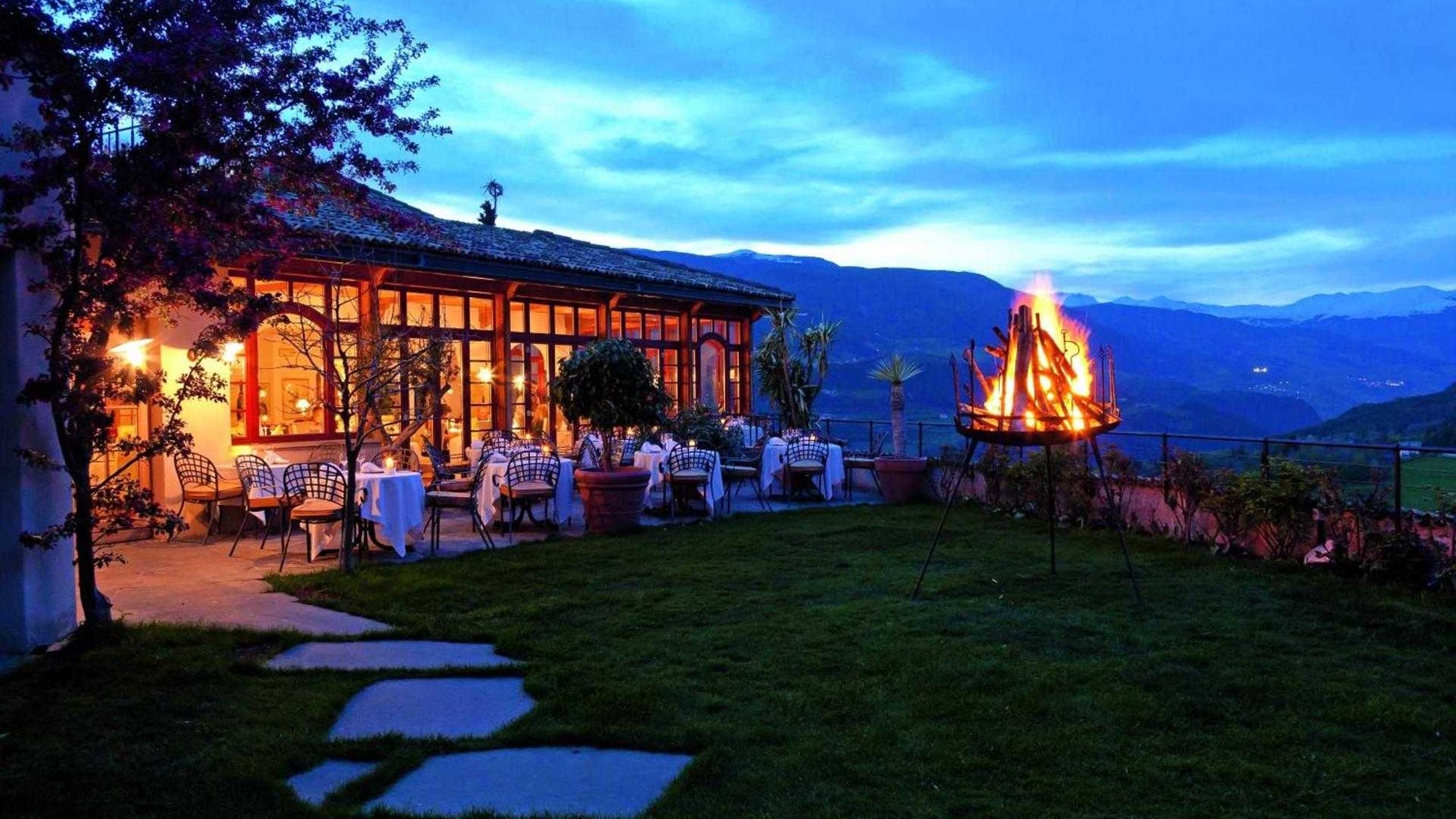 Turm Garten Nacht