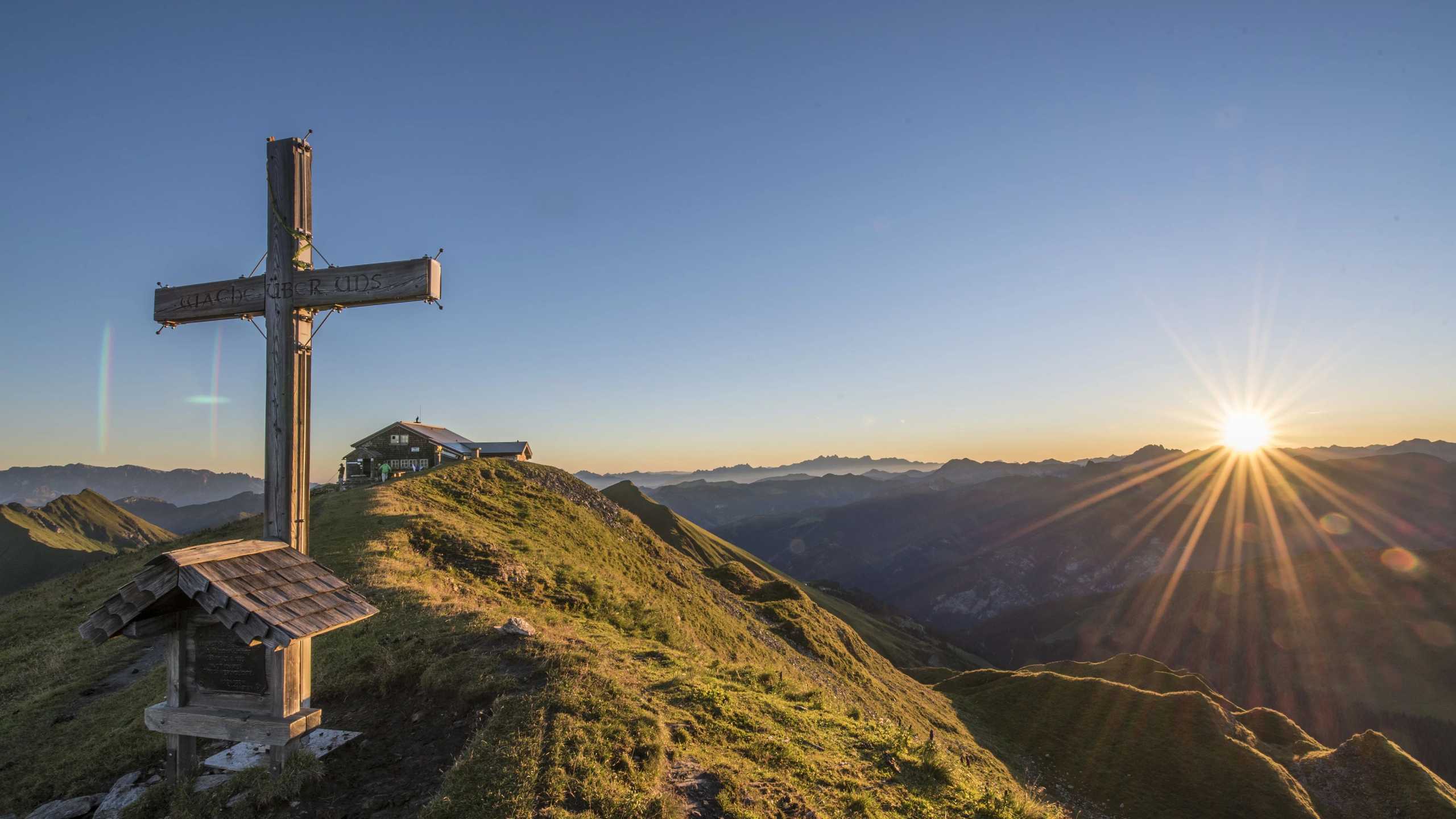 Bergparadies Wandern Gipfel