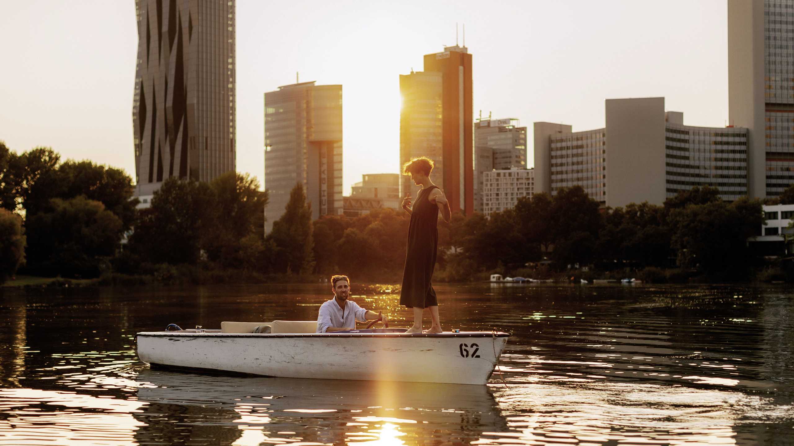 Wien Bootfahren Alte Donau