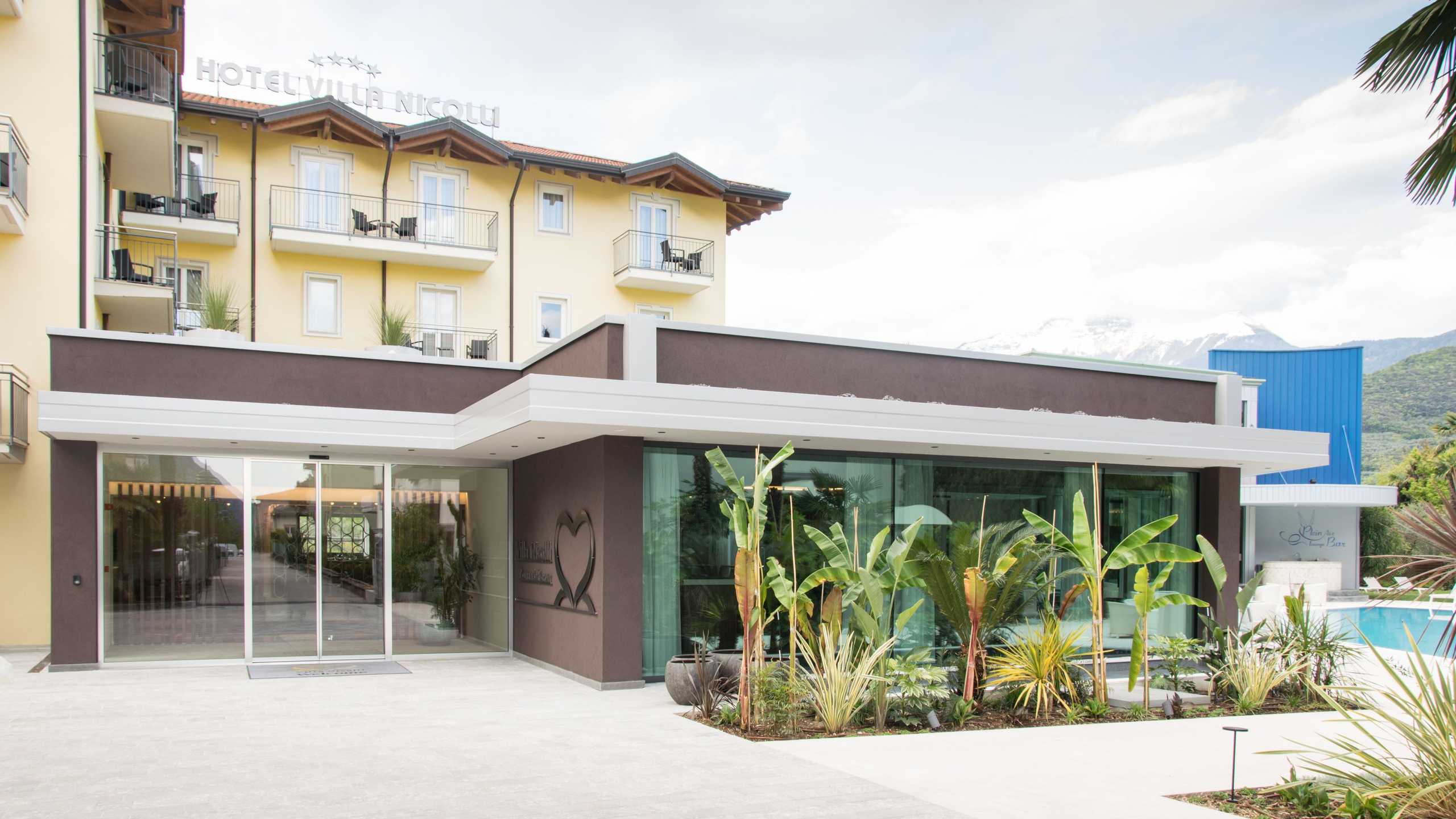 Villanicolli Hotel Eingang2