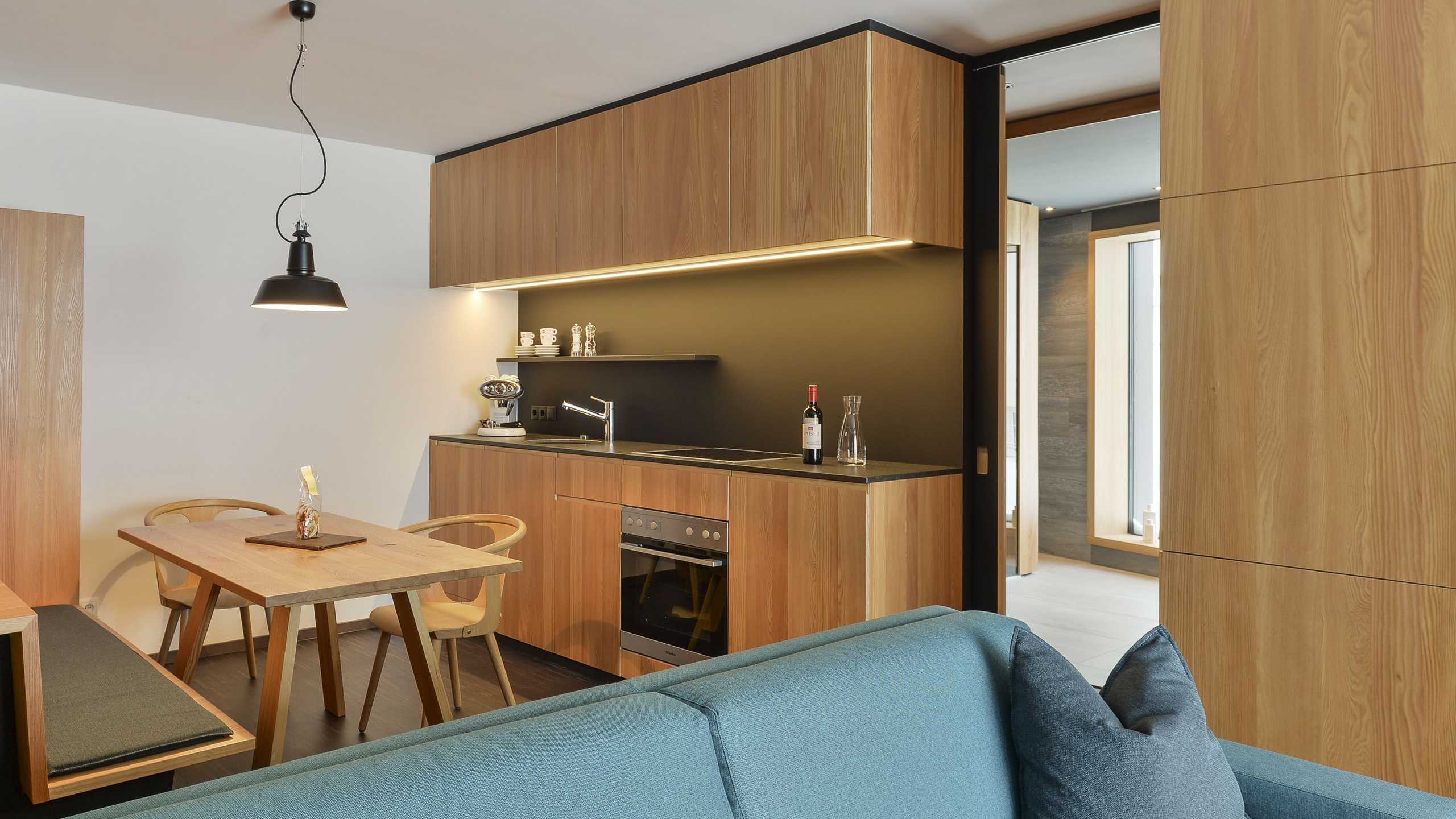 Fuxbau Zimmer Lodge Kueche