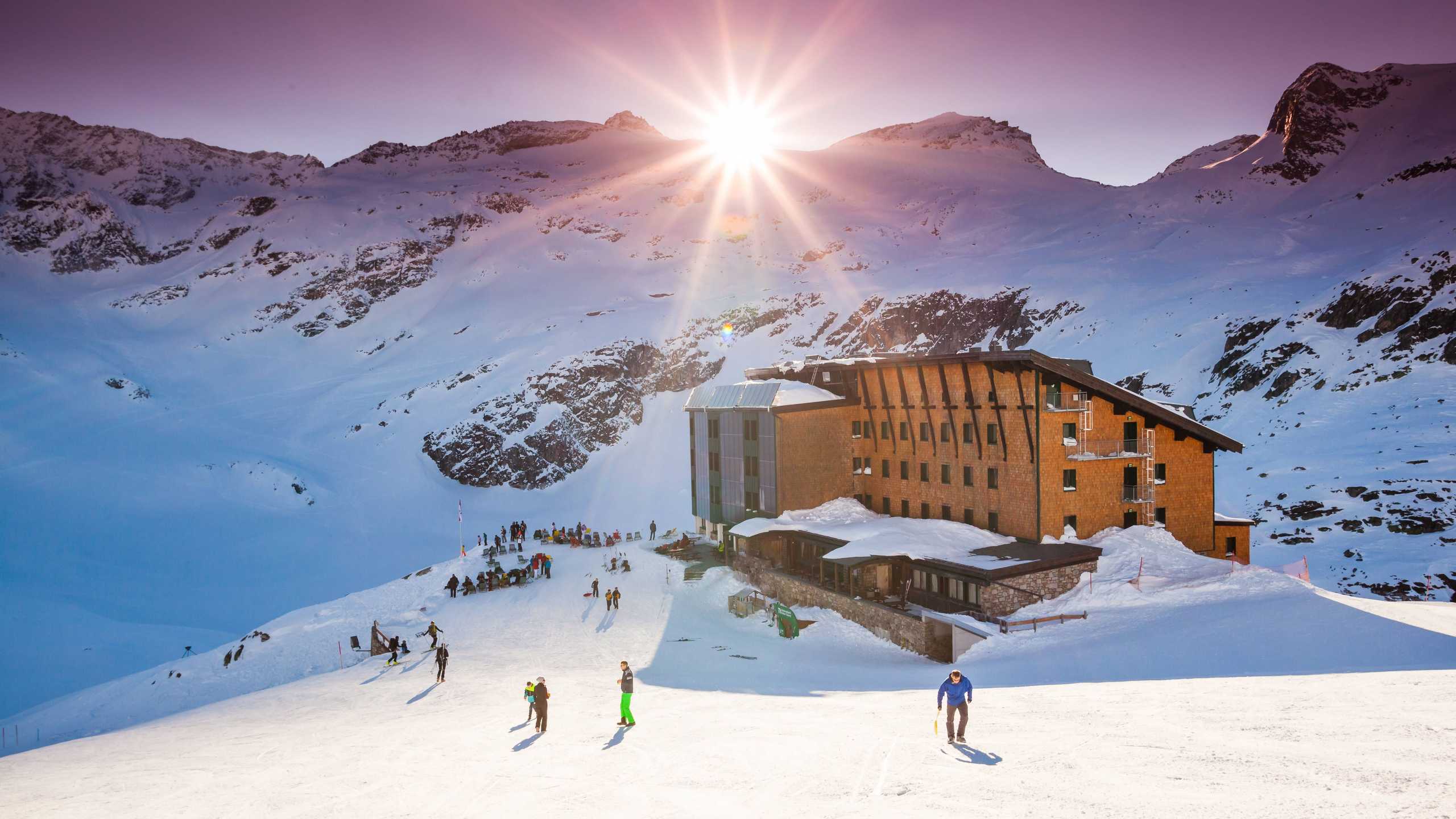 Rudolfshuette Hotel Winter