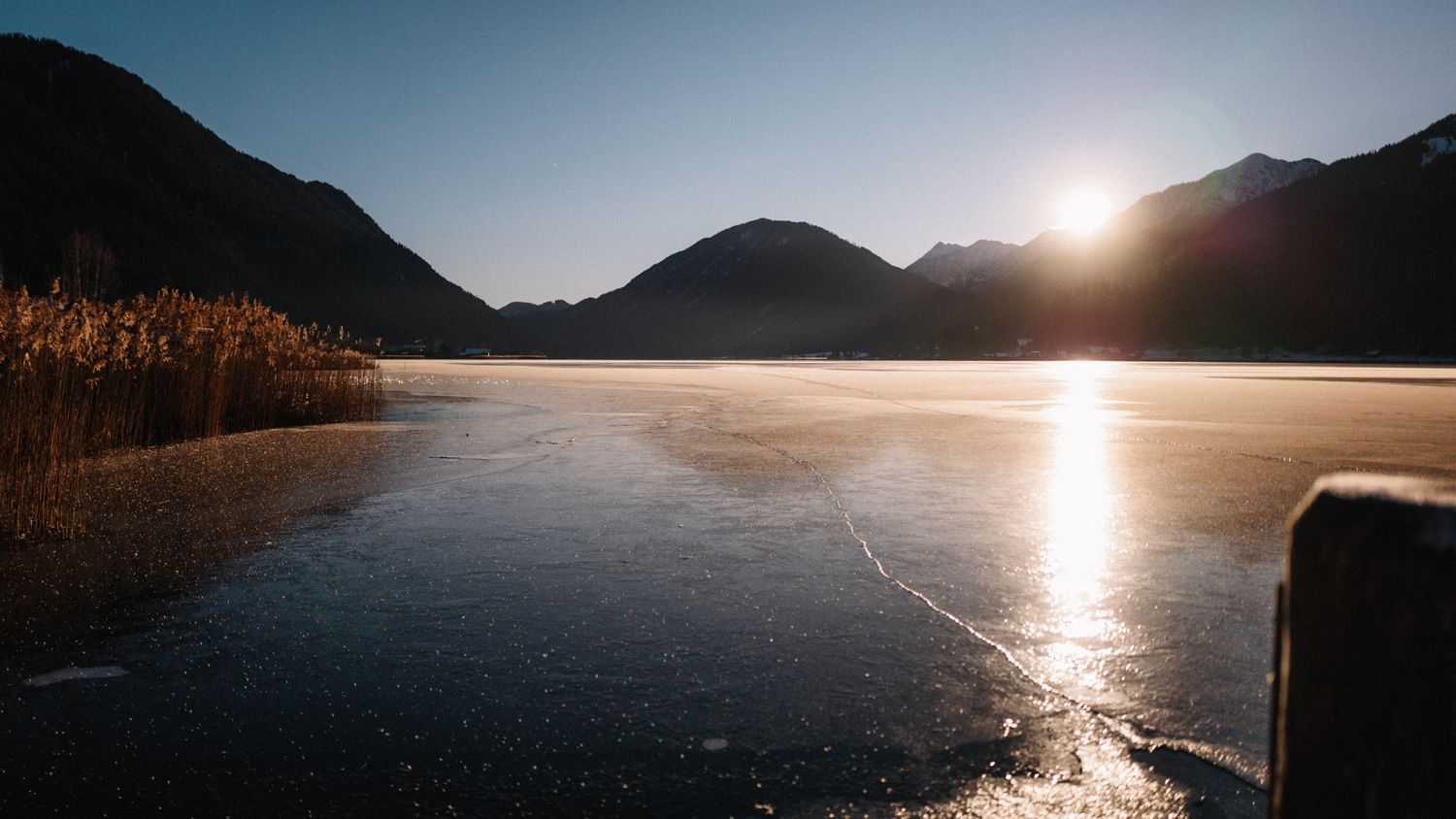 Neusacherhof Umgebung See Winter2