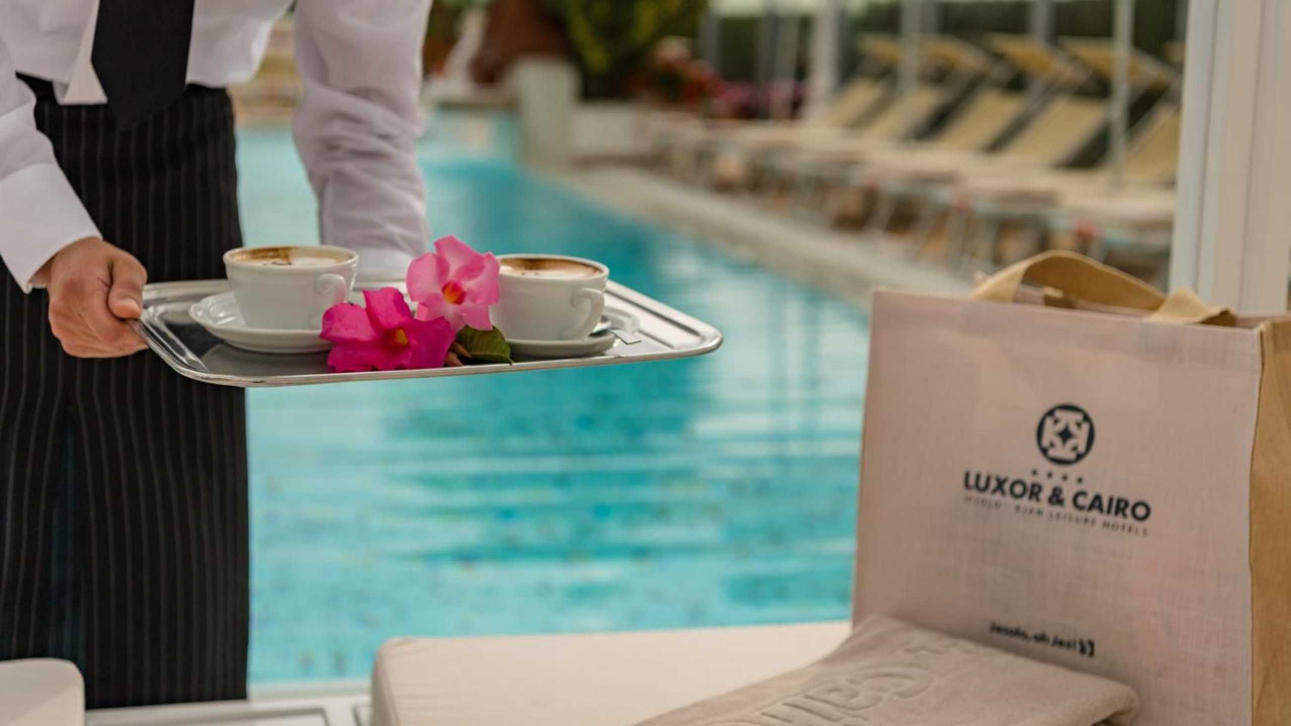 Luxorecairo Terrasse Kaffee