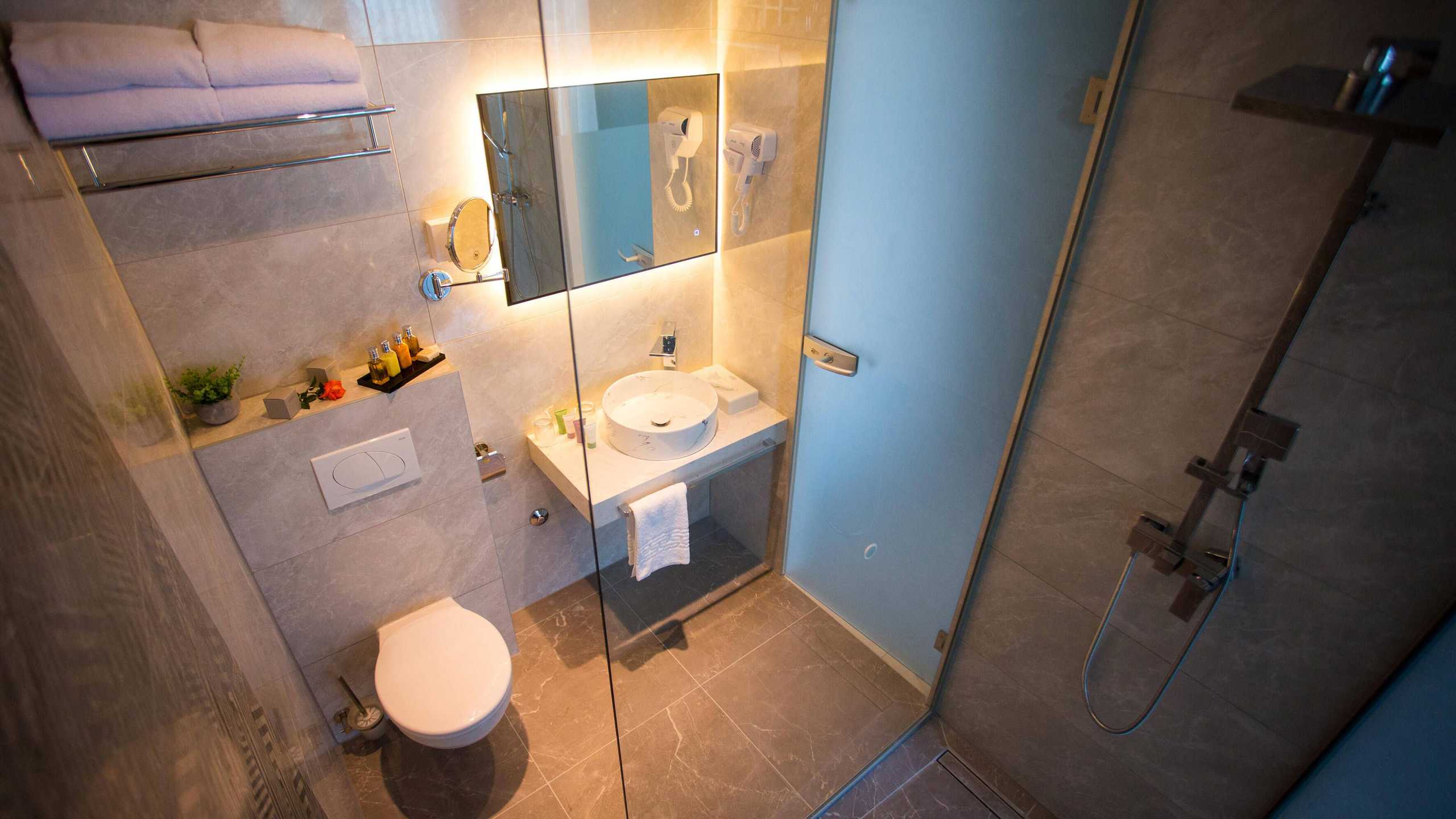 Libertyplaza Zimmer Seaview Bad