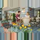 Palace Heviz Terrasse Paar2