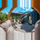 Jufa Saalbach Wellness Terrasse2