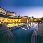 Uebergossene Pool Abend