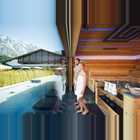 Uebergossene Wellness Sauna Paar