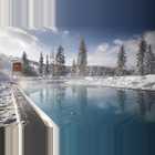 Triforet Pool Winter