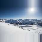 Lech Zuers Skifahren Piste