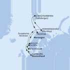 Preziosa Route Nordkap Spitzbergen